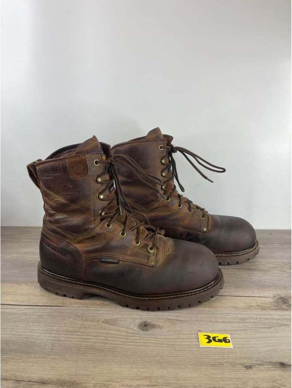 Carolina CA9528 Men 10 3E Waterproof Insulated Composite Toe Work Boots Brown